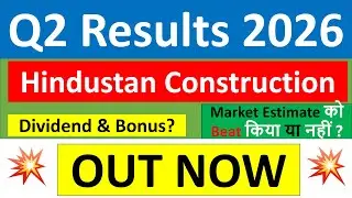 Hindustan Construction Q2 results 2026 | HCC results today | Hindustan Construction Share News today