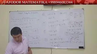 Matematika, 10-dars, Modul haqida qisqacha tushuncha.