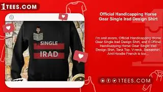 Official Handicapping Horse Gear Single Irad Design Shirt