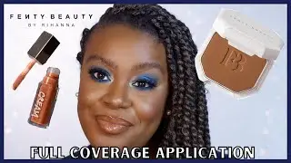 NEW FENTY BEAUTY SOFT MATTE POWDER FOUNDATION REVIEW | Belle Mbwese