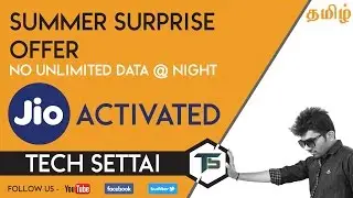 LIVE: jio summer surprise offer activated | no unlimited data at night  |  (trending new tamil)