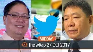 Ombudsman fires Mabilog, Dela Rosa and A&ntilde;o, Twitter on Russia | Midday wRap