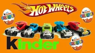 Киндер Сюрприз машинки ХОТВИЛС 2018 Распаковка Kinder Surprise cars Hot Wheels 2018 Unboxing