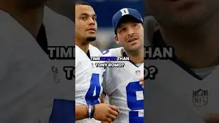 Dak Prescott vs Tony Romo: Who&rsquo;s the Better All-Time Cowboys QB?🤔🔥 #Cowboys #DakPrescott #TonyRomo