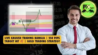 Live XAUUSD Trading Bangla | 250 Pips Target Hit 💥 | Gold Trading Strategy | Forex Leader BD