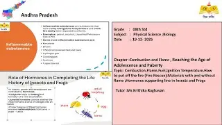 (08th Science AP)Concepts of Ignition Temperature, Substances that have low vs high concepts.