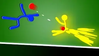 NEW DODGE BALL Mode in STICK FIGHT!  (Stick Fight Multiplayer Gameplay - Funny Moments)