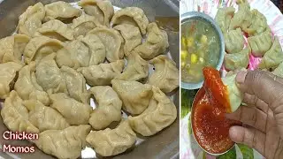 মজাদার চিকেন মোমো ঘরে বানানোর পারফেক্ট রেসিপি ‼️ Chicken Momos Recipe | Momos @TastyThinkersCooking