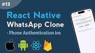 React Native Firebase iOS phone authentication
