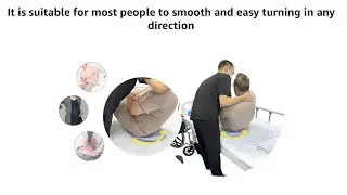 Ehucon Swivel Seat Cushion 360 Degree Rotating Seat Cushion Light Weight Portable Pivot Disc Pad