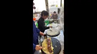 🔴 Live POV Street Food Making | Chinese Stuffed Pancake | 煎饼 | 부침개 / 전 | 中国式クレープ