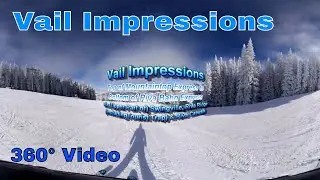 Vail Skiing [360&deg;]-Top MountainTop Express to Start Riva Bahn Express (Riva Ridge, Tourist Trap,...)