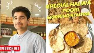 EATING ONLY POPULAR FOOD IN KAMOKE | TOP HALWA PURI OF KAMOKE | KAMOKE NASHTA