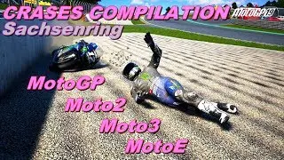 MotoGP 19 | CRASHES | MotoGP | Moto2 | Moto3 | MotoE | #GermanGP