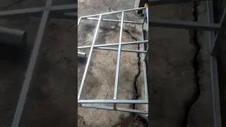 Canopy roof on main door#canopy#roofinginstallation#welding@ulanwelding