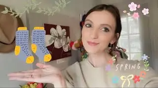 Knit and crochet podcast | Episode 3 | Spring projects, sock wips