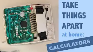 Taking apart two calculators