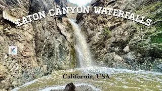 Eaton Canyon Waterfalls Crossing the Creek, California, USA #usa #india #travel #hiking #texas #vlog