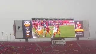 Review of USC's scoring drive in the 3rd quarter to cut Iowa's lead to 21-19