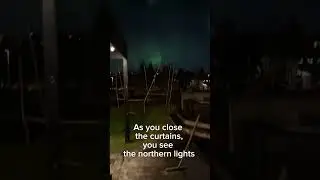 ✨ Northern Lights at 12:30 AM | Hot Tub & Cozy Knitting 🌌