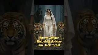 Army Officer Enjoying Vacation in Dark forest #army #military #shorts