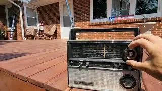 Old school radio and working on the yard in East Tennessee 
