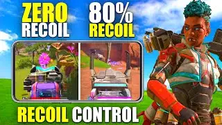 WANT TO CONTROL RECOIL LIKE iPAD PRO PLAYERS ON PHONE ? WITH TIPS AND TRICKS | Apex Legends Mobile