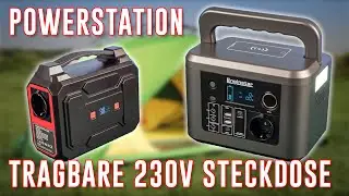 Powerstation ⚡Tragbare 230V Steckdose mit Akku