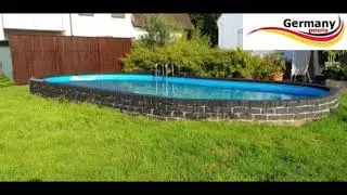 Poolleiter, Rundbecken, Rundpool, Rundpools