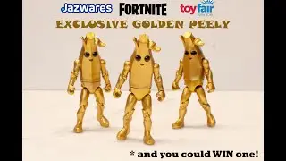 @jazwares  @fortnite  Toy Fair 2022 Exclusive Golden Peely Figure - You Could Win One!