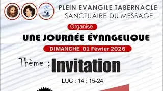 CULTE DU DIMANCHE•| 01/02/26 Past. Ange TETEY