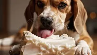 Realistic Dog Eating Bone AI ASMR #asmr #asmrsounds #asmrvideo #ai #asmreating #aivideo #aishorts