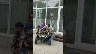 4 Seater Power Wheels Kids Ride On Car With Parental Remote Control