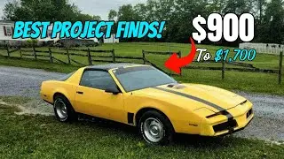 Classic Cars Priced at $900 to $1,700 - Projects from the 1960s 70s and 80s For Sale!