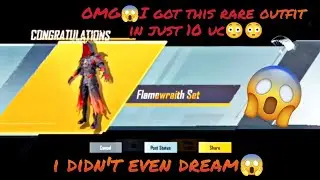 got😱💥 flame devil set in 10 uc 😍