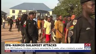 EPA-NAIMOS Galamsey Attacks: Over 300 Dadwene, Hwidiem residents remanded for 2 weeks