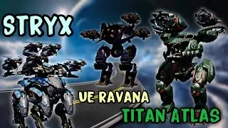 War Robots Test SV - Robot, new Titan with weird alien style, UE Ravana/UE Cryo SUPER ANNOYING