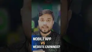 Mobile App vs Website Earnings? | Why App Business is Better Than Websites? #shorts