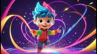 Jack Be Nimble &ndash; Dances Through Neon Flames | English Nursery Rhyme | Kids Songs | Baby Music