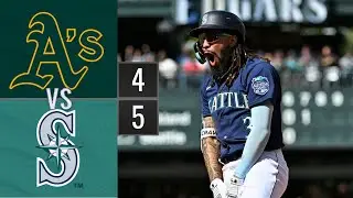 Resumen Atl&eacute;ticos de Oakland vs Marineros de Seattle MLB 30 08 2023