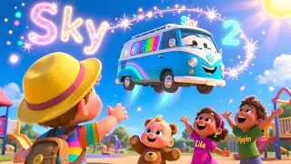 Learn with Sky Van Zoom | Fun Kids Song for Toddlers | Toddler Vehicle Learning Rhyme