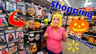 Walmart Halloween Mask & Shopping 🛒