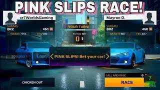 FIRST PINK SLIPS RACE! OMG! | Asphalt Street Storm