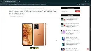 HMD Pulse Plus LGD 2450 0 00WW B01 100% Fixed Dead Boot Firmware Pac