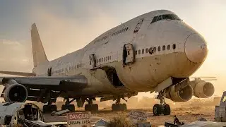 ASMR Full Restoration of Abandoned Boeing 747-200 (1985) from Aircraft Graveyard to Airworthy Glory 