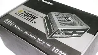 Thermaltake Toughpower GF A3 750 Watt - Unboxing and tear down!