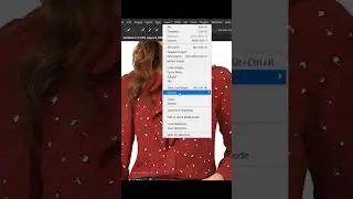 Remove pattern on cloth with photoshop #shorts