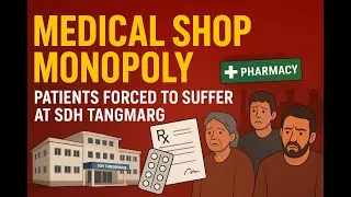 #watch | MEDICAL SHOP MONOPOLY | Patients Forced to Suffer at SDH Tangmarg
