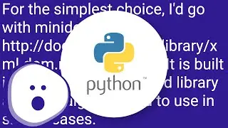 Creating a simple XML file using python
