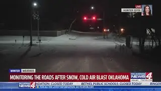News 4 crews are out monitoring the roads after winter storm